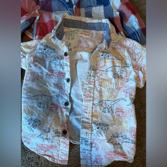 Osh Kosh B’Gosh Osh Kosh Cat and Jack Lot 3T 2T boys button down shirts - Picture 4 of 4
